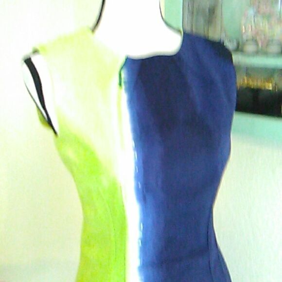 Tahari Saturated Color Pencil Sheath Dress - Picture 3 of 11